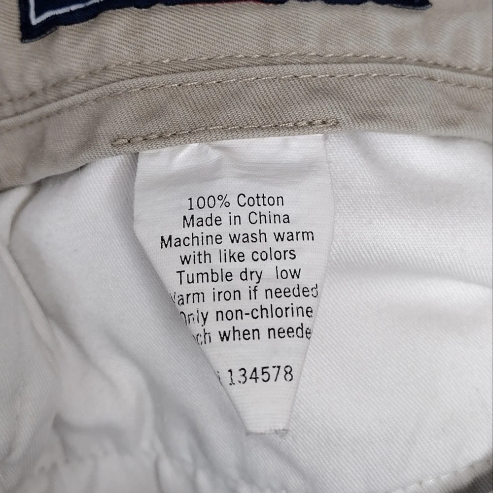 Vineyard Vines Sz 30 Khaki Preppy Casual 100% Cotton Club Short
